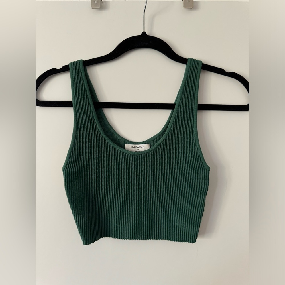 Babaton Sculpt Knit Scoop Tank, NWOT size XS